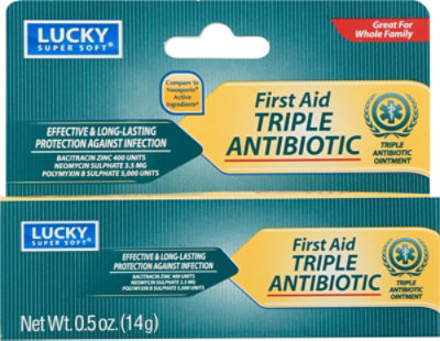 Lucky Super Soft First Aid Triple Antibiotic Ointment - 0.50 Oz - Image 2