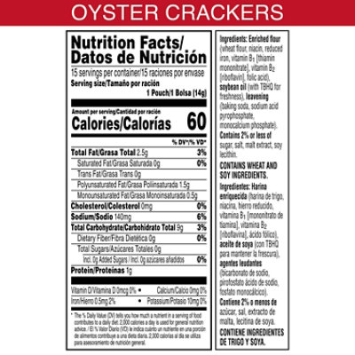 Kellogg's Zesta Oyster Crackers - 7.5 Oz - Image 2