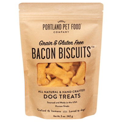Portland Pet Food Company Bacon Biscuit Dog Treat - 5 Oz - Image 3