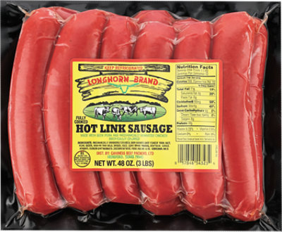 Longhorn Hot Links - 48 OZ - Image 1