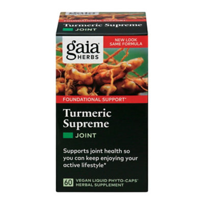 Gaia Tumeric Supreme Joint - 60 CT - Image 3