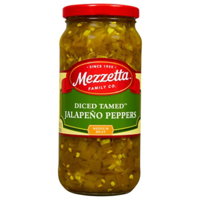 Mezzetta Peppers Jalapeno Diced Medium - 16 OZ - Image 1