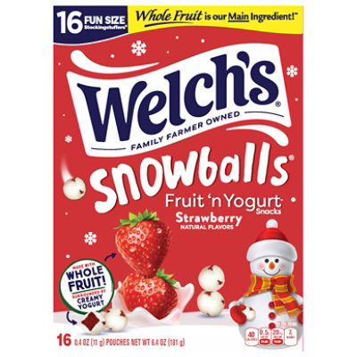 Welch's Strawberry Snowballs Fruit 'n Yogurt Snacks - 6.4 Oz - Image 2