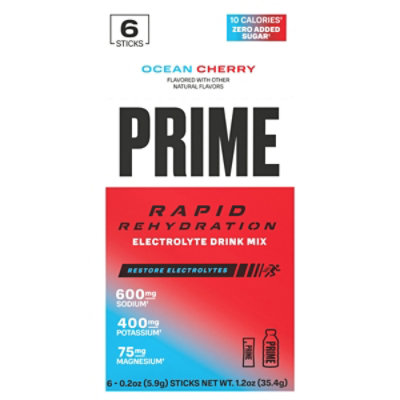 Prime Rapid Rehydration Ocean Cherry - 6 CT - Image 1