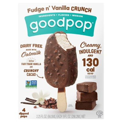 Goodpop Fudge N' Vanilla Dairy Free Ice Pop - 4 Count - Image 2