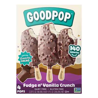 Goodpop Fudge N' Vanilla Dairy Free Ice Pop - 4 Count - Image 1
