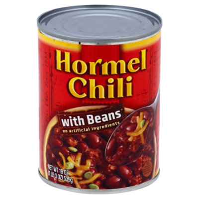 Hormel With Beans Chili - 19 Oz - Image 1