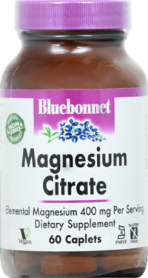 Bluebonnet Magnesium Citrate - 60 CT - Image 2