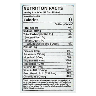 Oxyshred Bahama Breeze Zero Sugar Energy Drink Can - 12 Fl. Oz. - Image 3