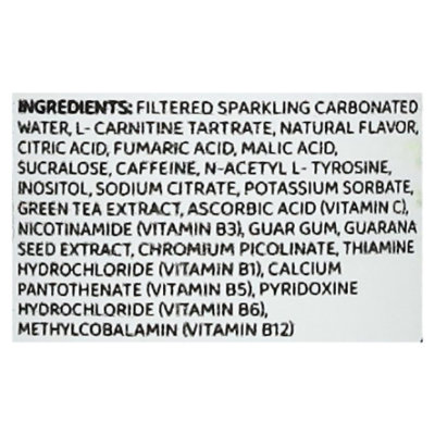 Oxyshred Bahama Breeze Zero Sugar Energy Drink Can - 12 Fl. Oz. - Image 4