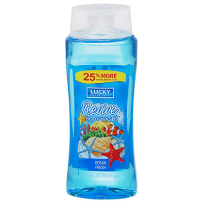 Lucky Super Soft Revive Ocean Fresh Body Wash - 12 Oz - Image 3