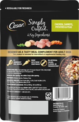 Cesar Simply Crafted Multi Serve Complement Chicken Carrots - 8.82 OZ - Image 5