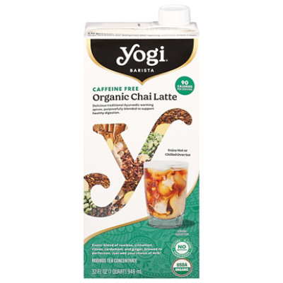 Yogi Teas Chai Latte Barista Caffeine Free - 32 OZ - Image 3