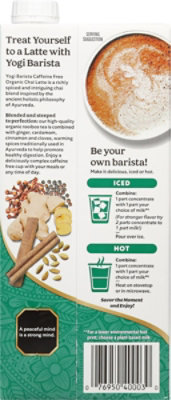 Yogi Teas Chai Latte Barista Caffeine Free - 32 OZ - Image 6