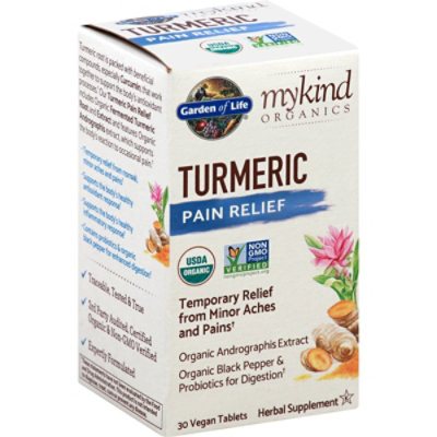 Garden Of Life Mykind Organics Turmeric Pain Relief - 60 EA - Image 1