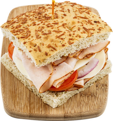 Haggen Sundried Tomato Focaccia Sandwich - Made Right Here Always Fresh - Image 1