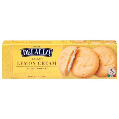 DeLallo Lemon Cream Filled Cookie - 5.3 Oz - Image 2