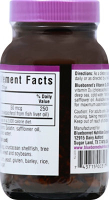 Bluebonnet Vitamin D 2000iu - 100 CT - Image 5