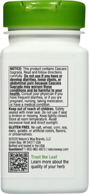 Natures Way Cascara Sagrada Bark - 100 CT - Image 4
