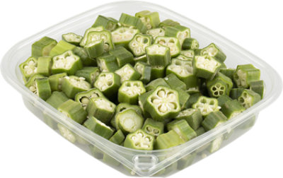 Fresh Cut Tray Okra Sliced 7 Oz - 7 OZ - Image 1