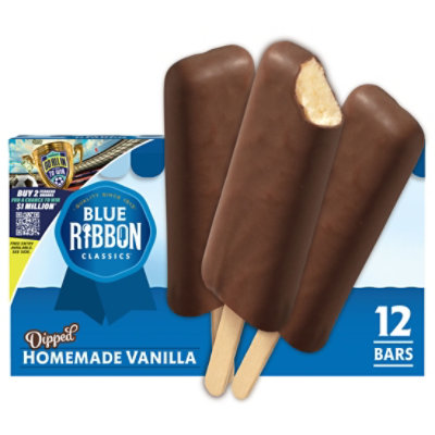 Blue Bunny Homemade Vanilla Ice Cream Bars - 12 Count - Image 2