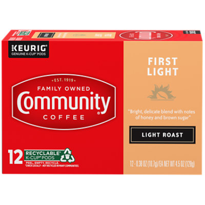 Community Coffee First Light - 12 CT - Image 1