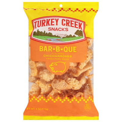 Turkey Creek Bar-B-Que Flavored Chicharrones - 4 Oz - Image 1