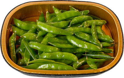 Readymeals Seasoned Sugar Snap Peas 7oz - 7 OZ - Image 1