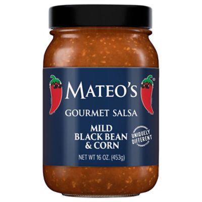 Mateos Salsa Black Bean And Corn - 16 OZ - Image 1