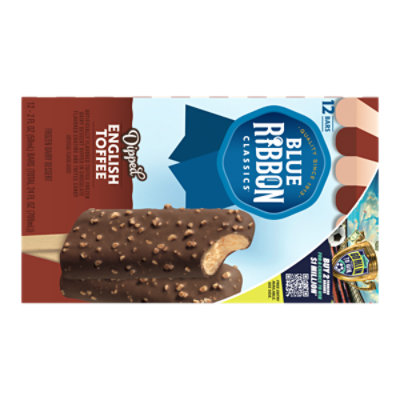 Blue Bunny English Toffee Ice Cream Bars - 12 Count - Image 3