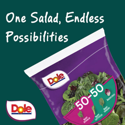 Dole 50/50 Spring Mix Spinach Blend - 1EA - Image 5
