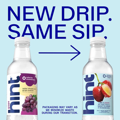 Hint  Grape Water Infused with Grape Essence - 16 Fl. Oz. - Image 5