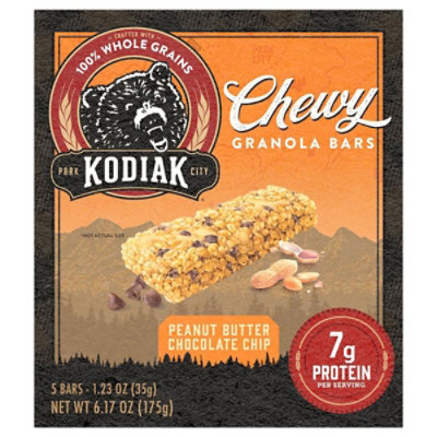 Kodiak Peanut Butter Chocolate Chip Chewy Granola Bars - 6.17 Oz - Image 2