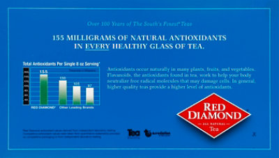 Red Diamond All Natural Tea - 12 Count - Image 3
