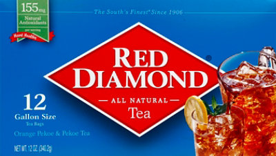Red Diamond All Natural Tea - 12 Count - Image 2