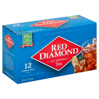 Red Diamond All Natural Tea - 12 Count - Image 1