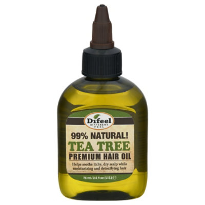 Difeel Hair Oil Tea Tree - 2.5 OZ - Image 1