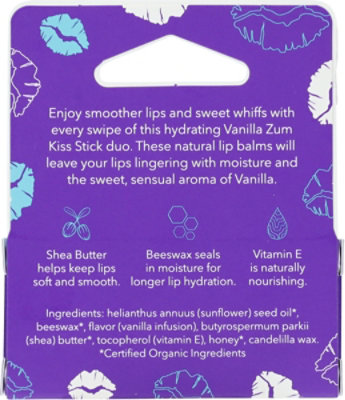 Zum Lip Balm Vanilla 2pk - 0.3 OZ - Image 4