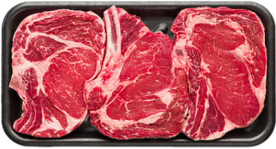 Choice Beef Rib Steak Bi Seasoned Valu Pack - LB - Image 1