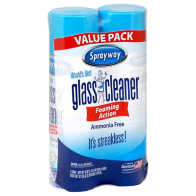 Sprayway Foaming Action Glass Cleaner Value Pack - 38 Oz - Image 1