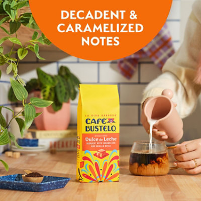 Cafe Bustelo Dulce De Leche Roast And Ground Coffee Bag - 11 OZ - Image 2