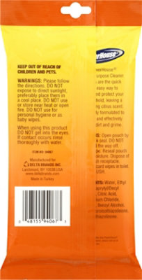 PowerHouse Household Orange Multi-Purpose Cleaner Wipes - 42 Count - Image 5
