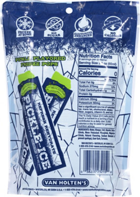 Van Holt Pickle Ice Pops - 16 OZ - Image 6