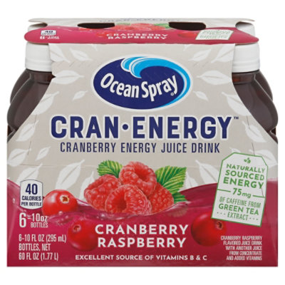 Ocean Spray Cran-Energy Cranberry Raspberry Energy Juice Drink - 6 Count - Image 3