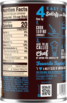 Manwich No Sugar Added Original Sloppy Joe Sauce - 15 OZ - Image 6