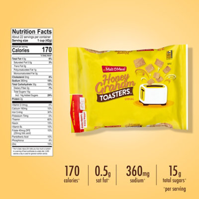 Malt O Meal Honey Graham Toasters Cereal - 32 Oz - Image 5