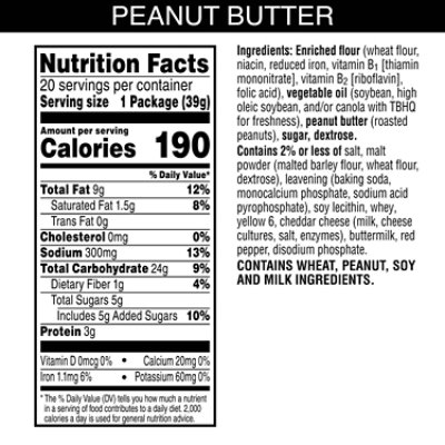 Austin Peanut Butter on Toasty Sandwich Crackers - 20 Count - Image 5