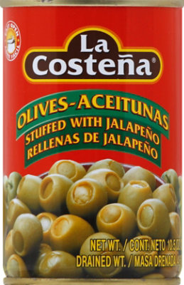La Costeña Olives Stuffed With Jalapeño - 10.5 Oz - Image 2