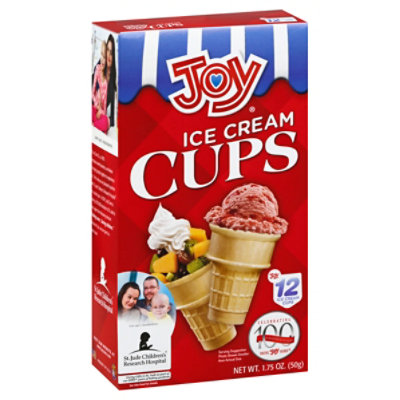 Joy Ice Cream Cups - 1.7 Oz