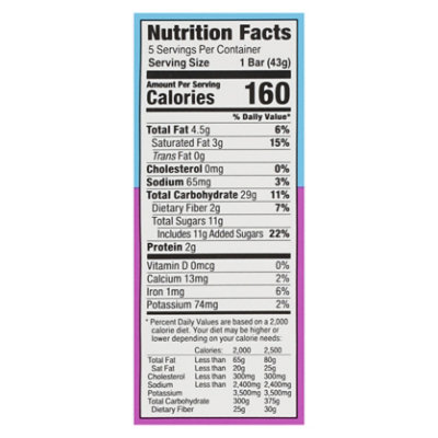 Bobos Oat Bars Bar Original Fig - 7.5 OZ - Image 3